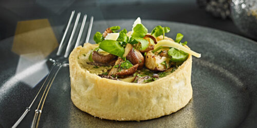 Mushroom and Gruyere Tart