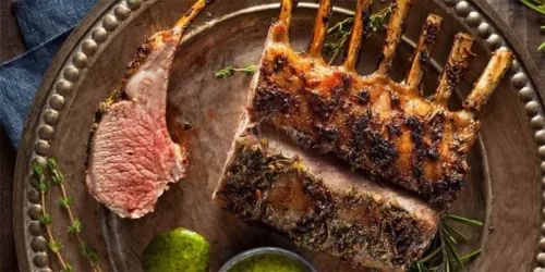 Rack of Lamb with Salsa Verde